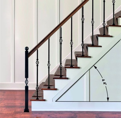 Балясины Бергамо 1 и 2 с лестницей для сайта - 1